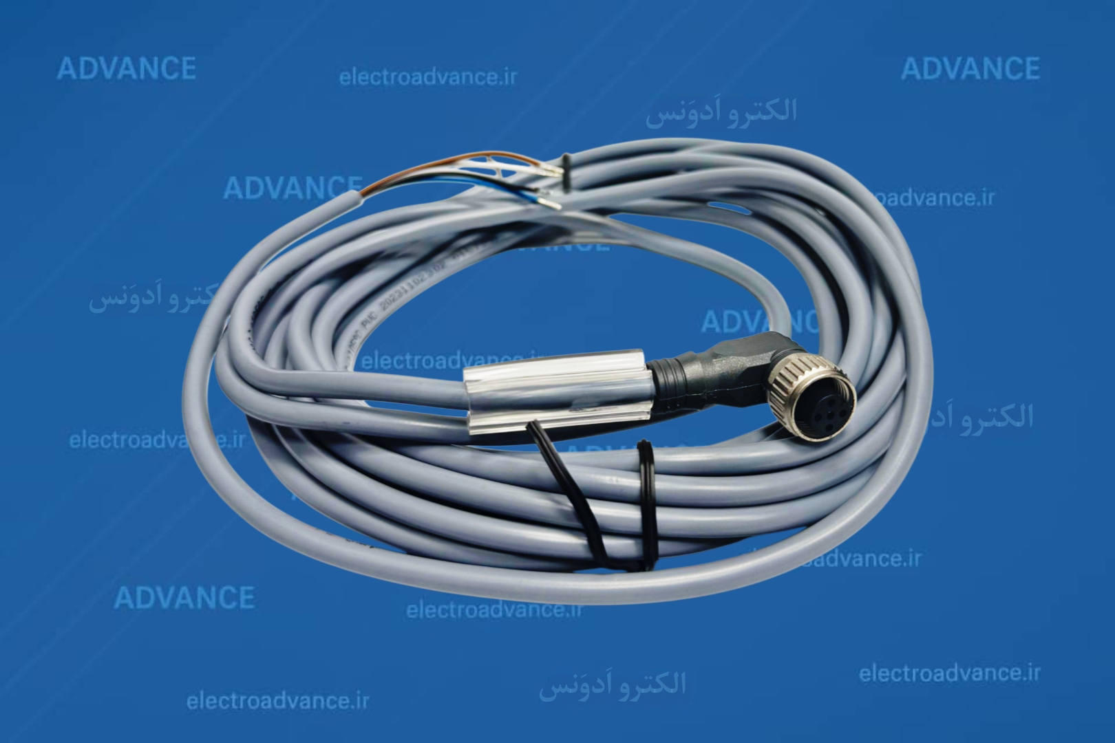 کانکتور سنسور M12 چراغدار 90 درجه مدل CBO12.4.5/L مارک ELCO 1 کانکتور سنسور M12 چراغدار 90 درجه مدل CBO12.4.5/L